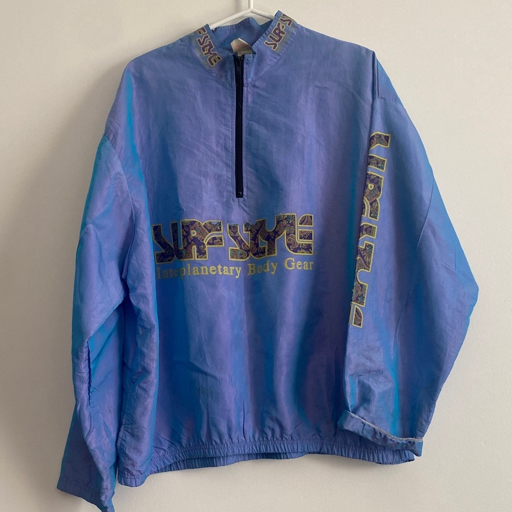 Blue Iridescent Vintage Jacket